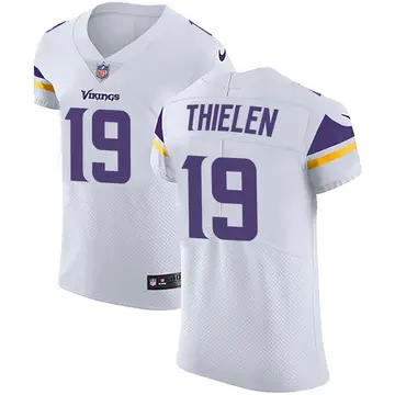 Nike Adam Thielen Men's Elite Minnesota Vikings White Vapor Untouchable Jersey