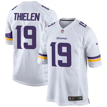 Nike Adam Thielen Men's Game Minnesota Vikings White Jersey