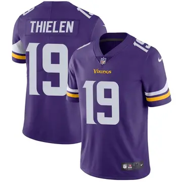 Nike Adam Thielen Men's Limited Minnesota Vikings Purple Team Color Vapor Untouchable Jersey