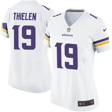 Nike Adam Thielen Women's Game Minnesota Vikings White Jersey