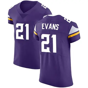 Nike Akayleb Evans Men's Elite Minnesota Vikings Purple Team Color Vapor Untouchable Jersey