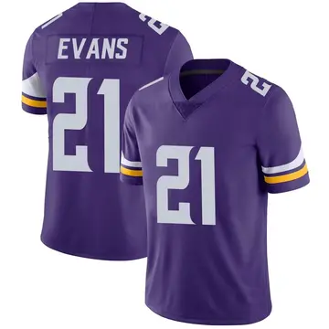 Nike Akayleb Evans Men's Limited Minnesota Vikings Purple Team Color Vapor Untouchable Jersey
