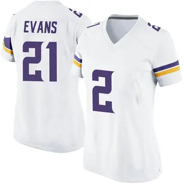 Nike Akayleb Evans Women's Game Minnesota Vikings White Jersey