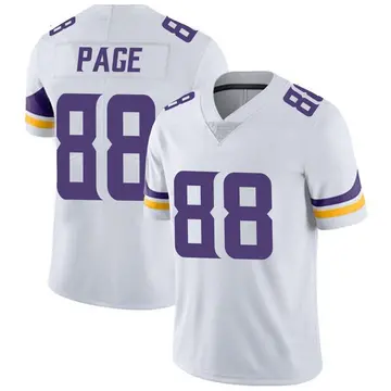 Nike Alan Page Men's Limited Minnesota Vikings White Vapor Untouchable Jersey