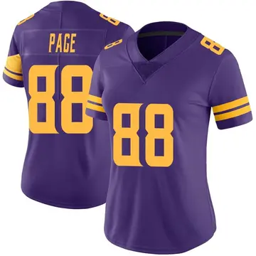 Nike Alan Page Women's Limited Minnesota Vikings Purple Color Rush Jersey