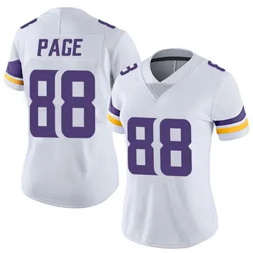 Nike Alan Page Women's Limited Minnesota Vikings White Vapor Untouchable Jersey