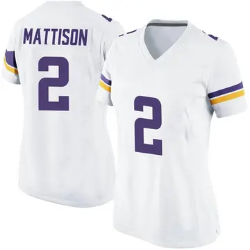 Nike Alexander Mattison Women's Game Minnesota Vikings White Jersey