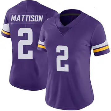 Nike Alexander Mattison Women's Limited Minnesota Vikings Purple Team Color Vapor Untouchable Jersey