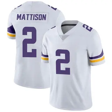 Nike Alexander Mattison Youth Limited Minnesota Vikings White Vapor Untouchable Jersey