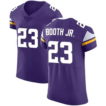 Nike Andrew Booth Jr. Men's Elite Minnesota Vikings Purple Team Color Vapor Untouchable Jersey