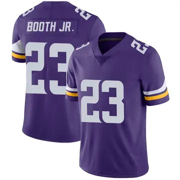 Nike Andrew Booth Jr. Men's Limited Minnesota Vikings Purple Team Color Vapor Untouchable Jersey