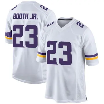 Nike Andrew Booth Jr. Youth Game Minnesota Vikings White Jersey