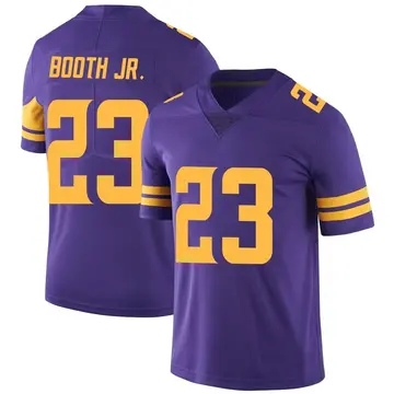 Nike Andrew Booth Jr. Youth Limited Minnesota Vikings Purple Color Rush Jersey