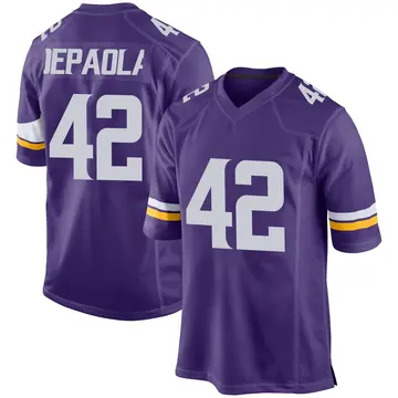 Nike Andrew DePaola Men's Game Minnesota Vikings Purple Team Color Jersey