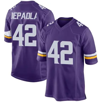 Nike Andrew DePaola Youth Game Minnesota Vikings Purple Team Color Jersey