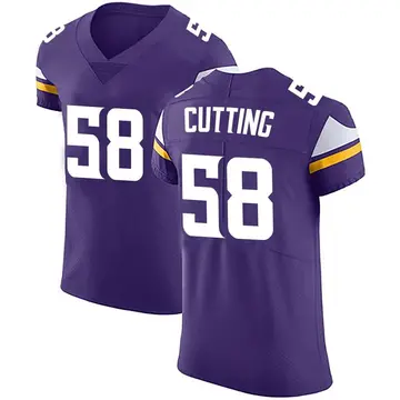 Nike Austin Cutting Men's Elite Minnesota Vikings Purple Team Color Vapor Untouchable Jersey