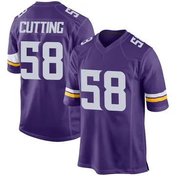 Nike Austin Cutting Men's Game Minnesota Vikings Purple Team Color Jersey