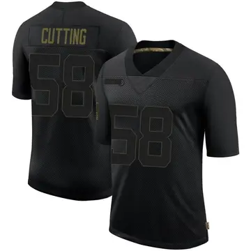 Nike Austin Cutting Men's Limited Minnesota Vikings Black 2020 Salute To Service Jersey