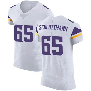 Nike Austin Schlottmann Men's Elite Minnesota Vikings White Vapor Untouchable Jersey