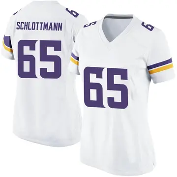 Nike Austin Schlottmann Women's Game Minnesota Vikings White Jersey