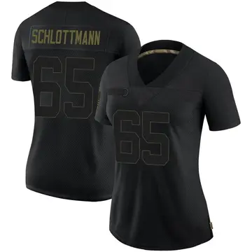 Nike Austin Schlottmann Women's Limited Minnesota Vikings Black 2020 Salute To Service Jersey
