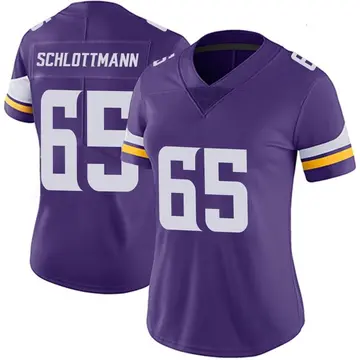 Nike Austin Schlottmann Women's Limited Minnesota Vikings Purple Team Color Vapor Untouchable Jersey
