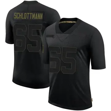 Nike Austin Schlottmann Youth Limited Minnesota Vikings Black 2020 Salute To Service Jersey