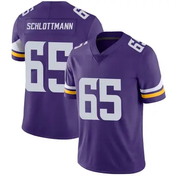 Nike Austin Schlottmann Youth Limited Minnesota Vikings Purple Team Color Vapor Untouchable Jersey