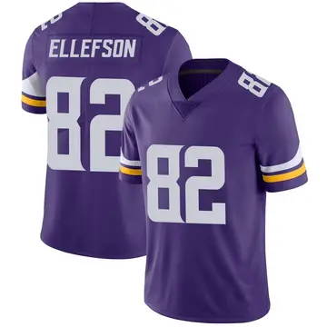 Nike Ben Ellefson Men's Limited Minnesota Vikings Purple Team Color Vapor Untouchable Jersey