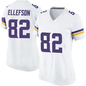 Nike Ben Ellefson Women's Game Minnesota Vikings White Jersey