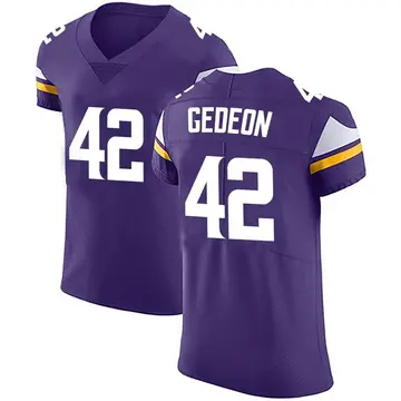 Nike Ben Gedeon Men's Elite Minnesota Vikings Purple Team Color Vapor Untouchable Jersey