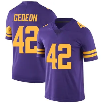 Nike Ben Gedeon Youth Limited Minnesota Vikings Purple Color Rush Jersey