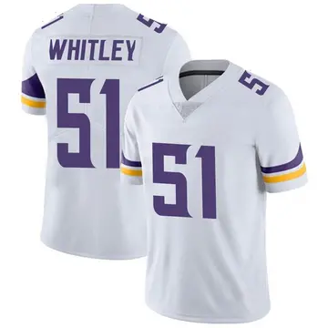 Nike Benton Whitley Men's Limited Minnesota Vikings White Vapor Untouchable Jersey