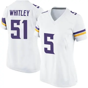 Nike Benton Whitley Women's Game Minnesota Vikings White Jersey