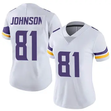 Nike Bisi Johnson Women's Limited Minnesota Vikings White Vapor Untouchable Jersey