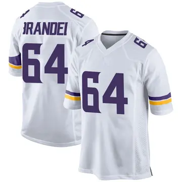Nike Blake Brandel Men's Game Minnesota Vikings White Jersey
