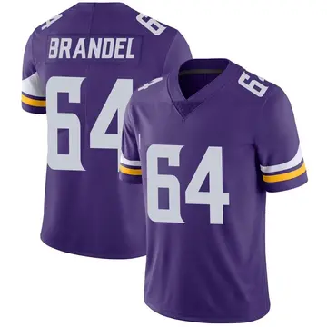 Nike Blake Brandel Men's Limited Minnesota Vikings Purple Team Color Vapor Untouchable Jersey