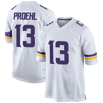 Nike Blake Proehl Men's Game Minnesota Vikings White Jersey