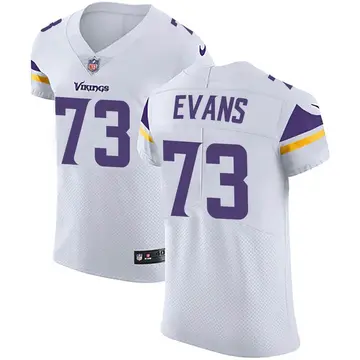 Nike Bobby Evans Men's Elite Minnesota Vikings White Vapor Untouchable Jersey