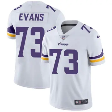 Nike Bobby Evans Men's Limited Minnesota Vikings White Vapor Untouchable Jersey