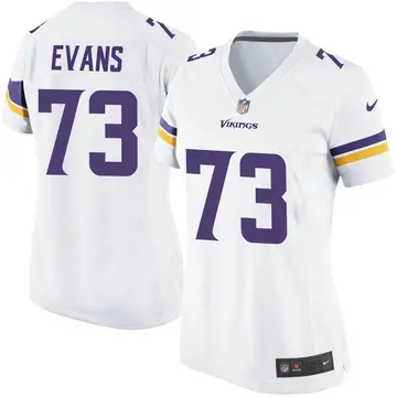 Nike Bobby Evans Women's Game Minnesota Vikings White Jersey