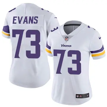 Nike Bobby Evans Women's Limited Minnesota Vikings White Vapor Untouchable Jersey