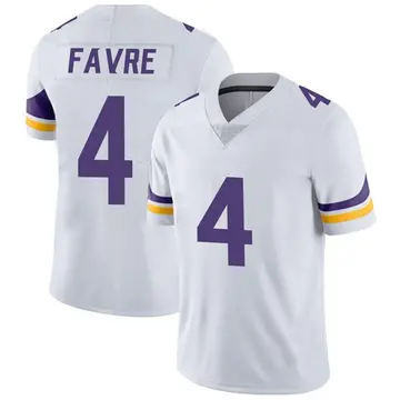 Nike Brett Favre Men's Limited Minnesota Vikings White Vapor Untouchable Jersey