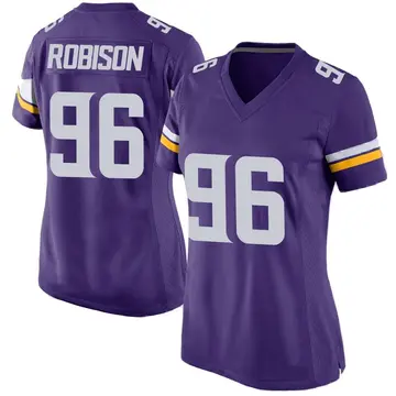Nike Brian Robison Women's Game Minnesota Vikings Purple Team Color Jersey