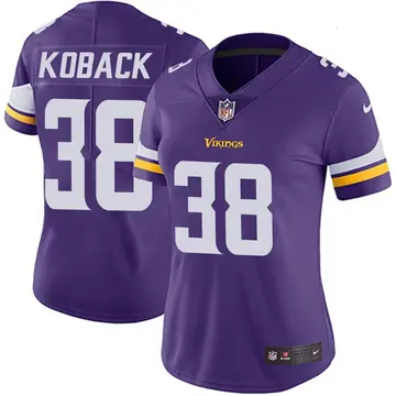 Nike Bryant Koback Women's Limited Minnesota Vikings Purple Team Color Vapor Untouchable Jersey