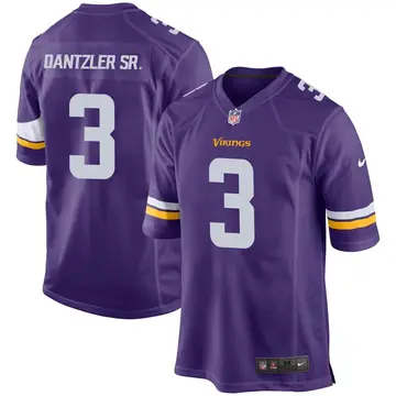 Nike Cameron Dantzler Sr. Men's Game Minnesota Vikings Purple Team Color Jersey
