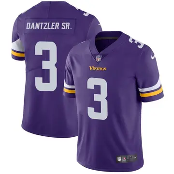Nike Cameron Dantzler Sr. Men's Limited Minnesota Vikings Purple Team Color Vapor Untouchable Jersey