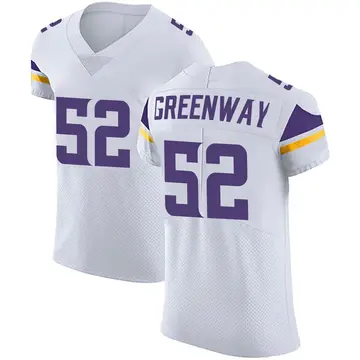 Nike Chad Greenway Men's Elite Minnesota Vikings White Vapor Untouchable Jersey