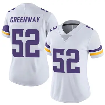 Nike Chad Greenway Women's Limited Minnesota Vikings White Vapor Untouchable Jersey
