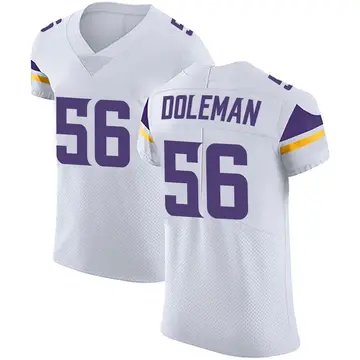 Nike Chris Doleman Men's Elite Minnesota Vikings White Vapor Untouchable Jersey